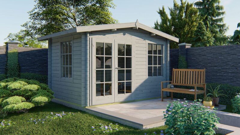 Blokhut - Tuinhuis Philip | 40 mm | vuren onbehandeld