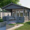 Goedkooptuinhuis Sanstrov Blokhut - Tuinhuis Sanstrov | 44 mm | vuren onbehandeld