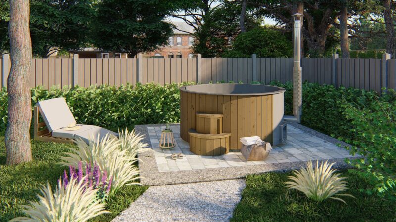 Hottub Deluxe XL &oslash;220 cm Thermowood