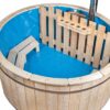 Hottub met externe RVS kachel ø200 cm onbehandeld vuren
