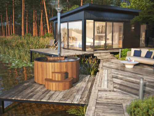 Inter Fiberglass hottub Ø200 interne kachel