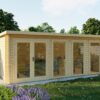 Blokhut - Tuinhuis Gabriella | 58 mm | onbehandeld