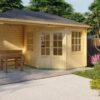 Blokhut - Tuinhuis Kennet | 28 mm | vuren onbehandeld