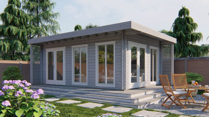 OswtQAOePsFSKdNZWJoyFshfNkm5IDrCMk49PosJ.jpg Blokhut - Tuinhuis Hildegard | 44 mm | vuren onbehandeld