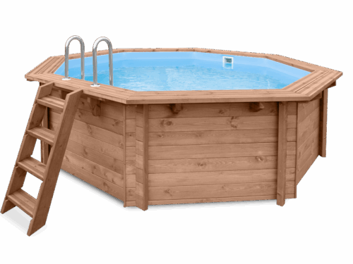 Luxe houten zwembad Cabana Beach 434 x 401 x 116 cm