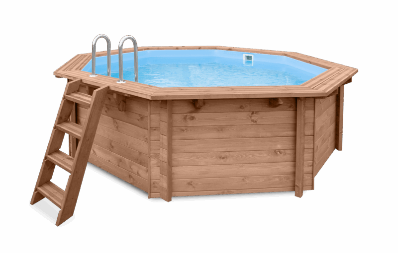 Luxe houten zwembad Cabana Beach 434 x 401 x 116 cm