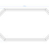 Luxe houten zwembad Playa Porto Marie 727 x 396 x 138 cm