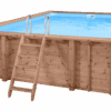 Luxe houten zwembad Playa Lagun 600 x 419 x 131 cm