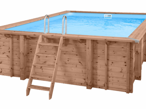 Luxe houten zwembad Playa Lagun 600 x 419 x 131 cm