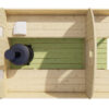 Saunabarrel | Ø205 x 250 cm | 38 mm | onbehandeld vuren