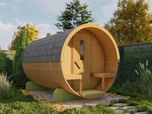 Saunabarrel | Ø205 x 300 cm | 42 mm | Thermowood