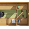 Saunabarrel | Ø205 x 350 cm | 42 mm | Thermowood