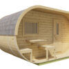 Sauna Oval | 38 mm | onbehandeld