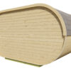 Sauna Oval | 38 mm | onbehandeld