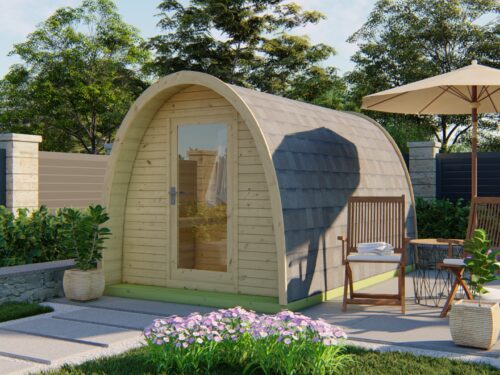 Sauna POD Tolva 400 cm | 38 mm | onbehandeld