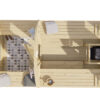 Sauna POD Tolva 400 cm | 38 mm | onbehandeld
