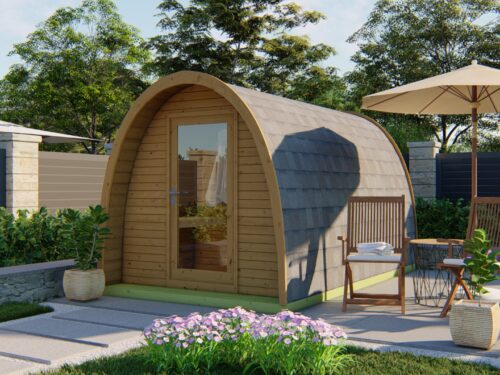 Sauna POD Tolva 400 cm | 42 mm | Thermowood