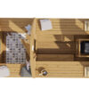 Sauna POD Tolva 400 cm | 42 mm | Thermowood