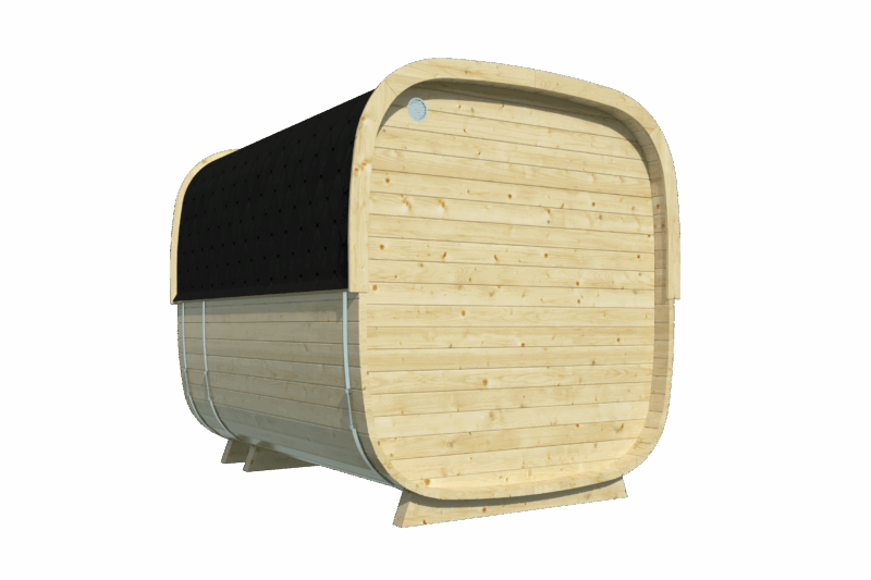 Sauna cube Rovaniemi 280 cm | 38 mm | onbehandeld