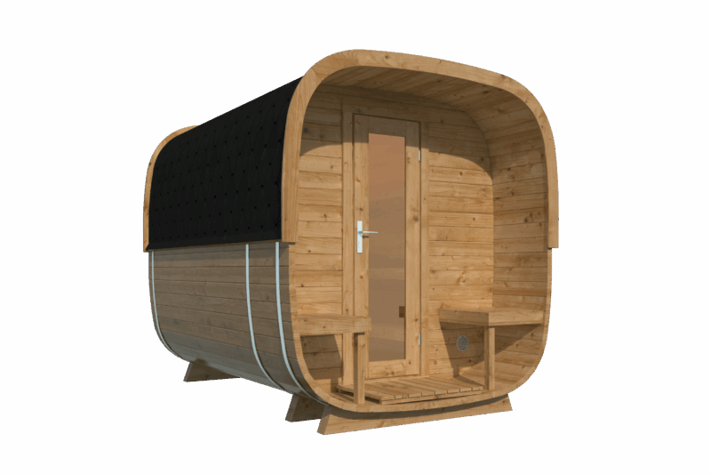 Sauna cube Rovaniemi 280 cm | 42 mm | Thermowood
