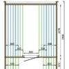 Sauna cube Rovaniemi 280 cm | 42 mm | Thermowood