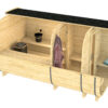 Sauna cube Rovaniemi 390 cm | 38 mm | onbehandeld