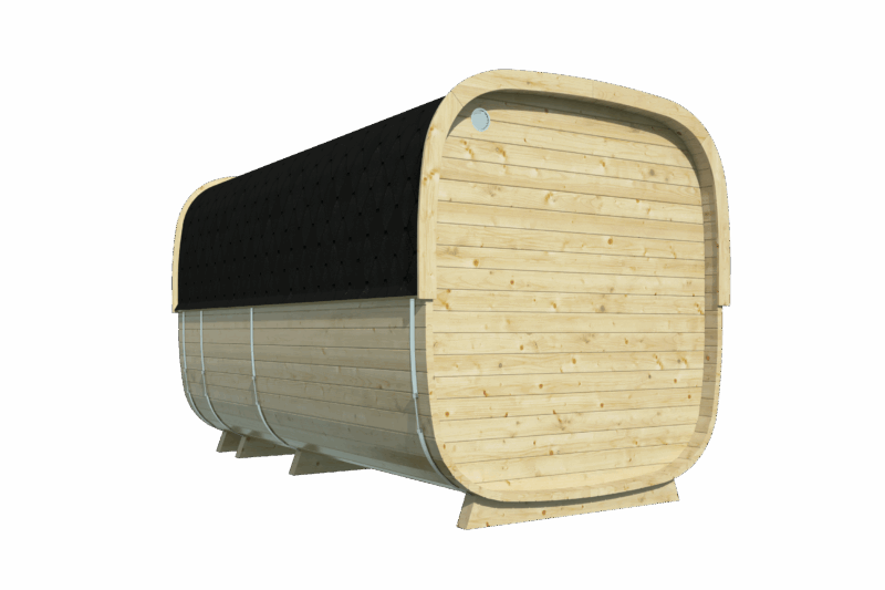 Sauna cube Rovaniemi 390 cm | 38 mm | onbehandeld
