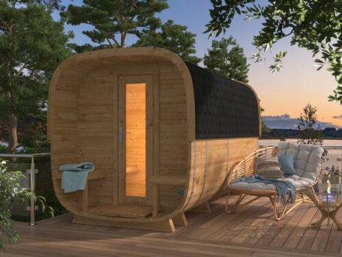 Sauna cube Rovaniemi 390 cm | 42 mm | Thermowood