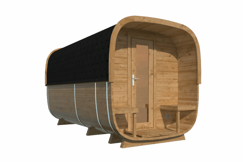 Sauna cube Rovaniemi 390 cm | 42 mm | Thermowood