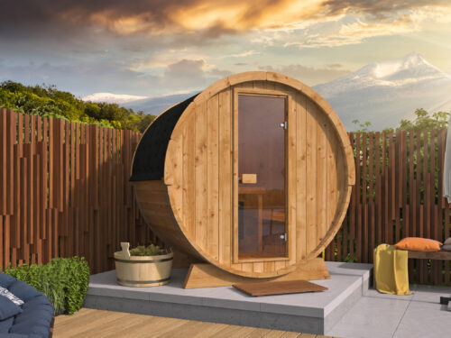 Saunabarrel | Ø205 x 160 cm | 42 mm | Thermowood