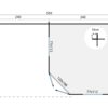 Blokhut - Tuinhuis Stig | 28 mm | vuren onbehandeld
