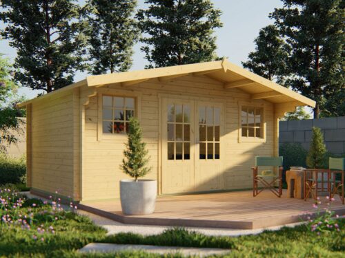 Blokhut - Tuinhuis Karen | 40 mm | onbehandeld