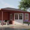 Blokhut - Tuinhuis Christoffer | 28 mm | vuren onbehandeld