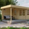 Blokhut - Tuinhuis Stig | 28 mm | vuren onbehandeld