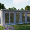 Blokhut - Tuinhuis Gabriella | 58 mm | onbehandeld