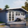 goedkooptuinhuis Helle 1 Blokhut - Tuinhuis Helle | 44 mm | vuren onbehandeld