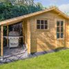 Blokhut - Tuinhuis Lars | 28 mm | vuren onbehandeld