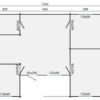 goedkooptuinhuis extremadura grondplan Blokhut - Tuinhuis Extremadura | 44 mm | onbehandeld