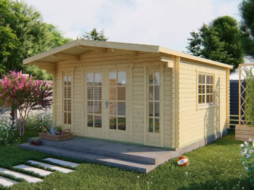 Blokhut - Tuinhuis Laula | 44 mm | vuren onbehandeld