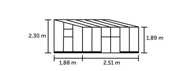 Qube LT 612 - zwart, VG 3mm + PC 6 mm