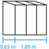 Qube LT 26, zwart, VG 3mm + PC 6 mm