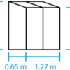 Qube LT 24, zwart, VG 3mm + PC 6 mm
