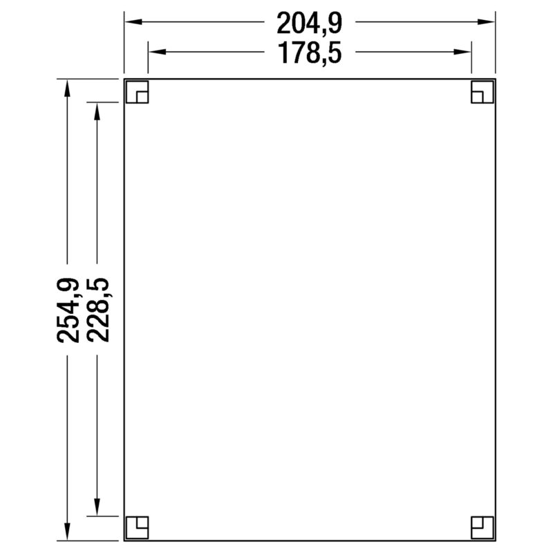 Douglas Overkapping 244,8 x 254,9 x 254,9 cm