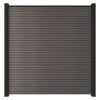 NewTechWood Co-extrusie composiet scherm Triple, 180 x 180 cm, Silver Gray.