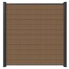 NewTechWood Co-extrusie composiet scherm, 180 x 180 cm, Teak.