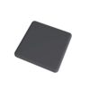 NewTechWood aluminium poortpaalset, 2 stuks met paalkap, 8 x 8 x 270 cm, zwart.