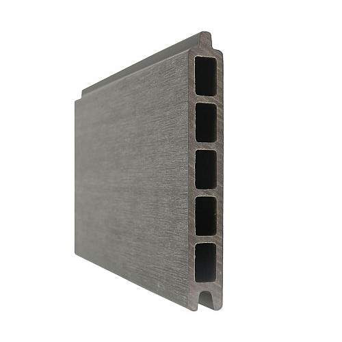 Woodvision Newtechwood Silver grey breed NewTechWood Co-extrusie composiet scherm, 180 x 180 cm, Silver Gray.