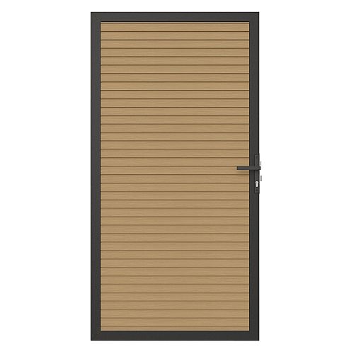 NewTechWood Co-extrusie composiet scherm Triple, 180 x 180 cm, Red Cedar.