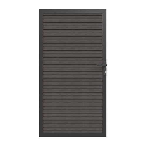 NewTechWood Co-extrusie composiet scherm Triple, 180 x 180 cm, Silver Gray.