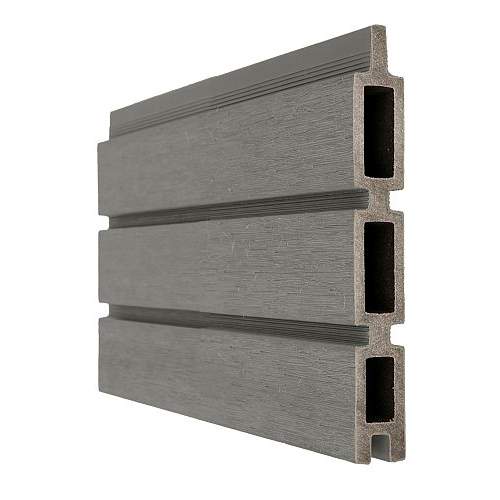 NewTechWood Co-extrusie composiet scherm Triple, 180 x 180 cm, Silver Gray.
